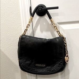 Michael Kors 2 Way Black Shoulder Crossbody Bag